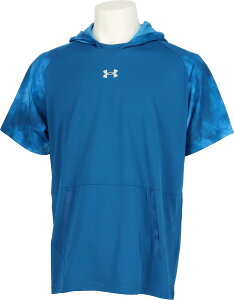 A_[A[}[ UA YARD SHORT SLEEVE HOODIEiVarsity Blue/SilverETCYFLGj DOM-6001302-426-LG UNDER ARMOUR