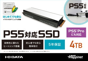 I/Of[^ yPS5zPS5Ή M.2 gSSD q[gVNt 4TB [HNSSD-4P5A PS5 SSD 4TB]