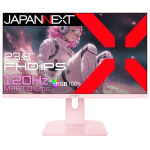 JAPANNEXTbWplNXg tfBXvC(23.8^/IPS/FullHD 1920×1080/120Hz/0.5ms/HDR10/HDMI1.4/VESA/2Nۏ)(sN) JN-IPS238G120F-PK