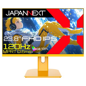 JAPANNEXTbWplNXg tfBXvC(23.8^/IPS/FullHD 1920×1080/120Hz/0.5ms/HDR10/HDMI1.4/VESA/2Nۏ)(CG[) JN-IPS238G120F-YE