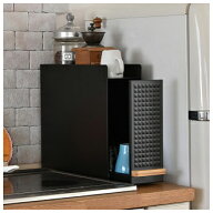 B.Bファニシング TREE スライド収納調味料ラック コンパクトタイプ（ブラック） TRKS0296KIBLK [TRKS0296…