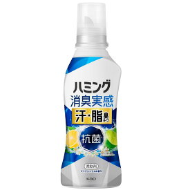 ハミング消臭実感 汗・脂臭タイプ クリアシトラス 本体 500ml 花王 ハミングSJアセシトラスホン500ML