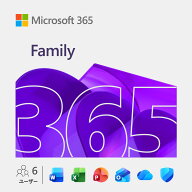 マイクロソフト Microsoft 365 Family【ダウンロード版】 M365フアミリ--HDL
