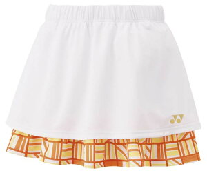 ヨネックス レディース スカート(ファインオレンジ・サイズ:M) YO-26173-428-M YONEX