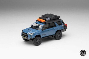 �Q�C���R�[�v�v���_�N�c 1/64 Toyota 4Runner TRD PRO Overland Cavalry Blue Front Runner x DiecastTalk�����i�yDTG0016-FR�z �~�j�J�[