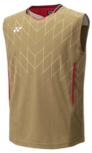 ヨネックス メンズ ゲームシャツ(ノースリーブ)(ゴールド・サイズ:M) YO-10699-016-M YONEX