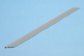 ウェーブ プラ＝材料 グレー 三角棒 5.0mm 4本入【OM-495】