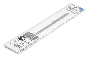 ウェーブ プラ=材料(グレー) 六角棒 外径1.0mm(8本入り)【OM-516】