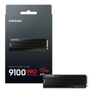 SamsungbTX SSD 9100 PRO with Heatsink 4TB (M.2/PCIe5.0 NVMe2.0) Kۏؕi MZ-VAP4T0C-IT