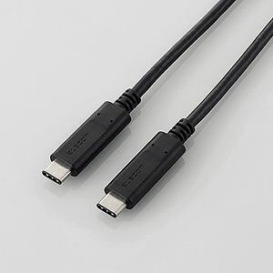 GR USB Type C P[u USB-C to USB-C 4m [d/f[^]p PD 100W 5A USB2.0 Chromebook ΉF擾iubNj U2C-CC5P40NBK