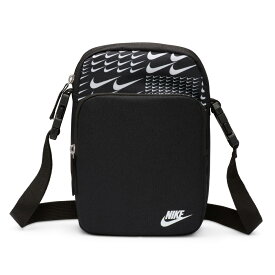 ナイキ ヘリテージ クロスボディバッグ 4L（ブラック/ホワイト/ホワイト） HJ8359-010 NIKE