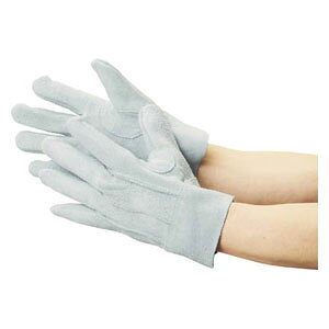 トラスコ中山 牛床革手袋 フリーサイズ JK1