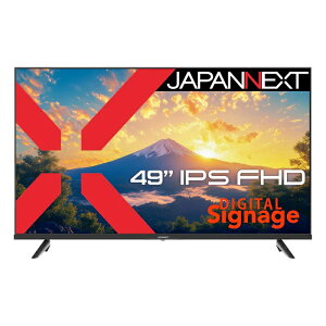 JAPANNEXTbWplNXg TCl[WtfBXvC(49^/IPS/FullHD 1920×1080/60Hz/8ms/HDMI1.4/D-SubER|Wbg/VESA/2Nۏ)(ubN) JN-IPS49F-U