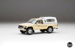 QCR[vv_Nc 1/64 g^ Hilux SR5 Xtracab 1985 Beige with Accessories DiecastTalkiyDTG0020-BEIz ~jJ[