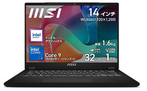 MSIbGGXAC 14^ m[gp\R Modern 14 H D2RMiCore 9/  32GB/ 1TB SSDjubN Modern-14-H-D2RMG-0453JP