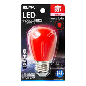 ELPA LED�d�� �T�C�����`�i�ԐF�j LDS1R-G-G904 elpaballmini [LDS1RGG904]