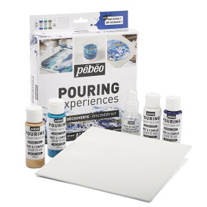yxI |[OfBXJo[Lbg(59mL×4F{ANZT[) 524602 pebeo Ready-to-use pouring paint set - Pouring Experiences