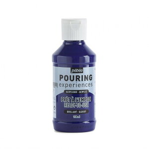 �y�x�I �|�[�����O���f�B�E������A�N�����G�̋� 118mL �V�A���u���[ 524617 pebeo Ready-to-use pouring paint - Pouring Experiences ���M�����[�F