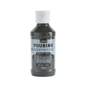 �y�x�I �|�[�����O���f�B�E������A�N�����G�̋� 118mL �_�[�N�O���C 524621 pebeo Ready-to-use pouring paint - Pouring Experiences ���M�����[�F