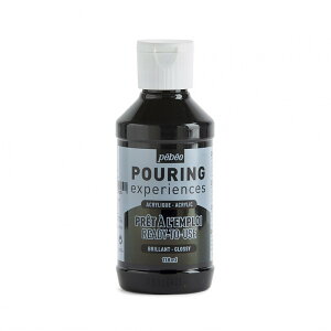 �y�x�I �|�[�����O���f�B�E������A�N�����G�̋� 118mL �A�C�{���[�u���b�N 524622 pebeo Ready-to-use pouring paint - Pouring Experiences ���M�����[�F