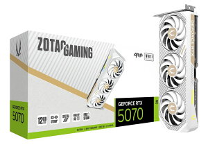 ZOTACb]^bN ZOTAC GAMING GeForce RTX 5070 AMP White 12GB GDDR7 / PCI Express 5.0 OtBbNX{[hizCgj ZT-B50700FQ-10P