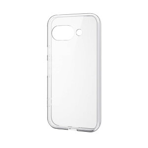 �G���R�� Google Pixel 9a�p �P�[�X �n�C�u���b�h �J�o�[ �Ռ��z�� �J���������Y�ی�݌v ���C�����X�[�d�� �X�g���b�v�z�[���t �ɂݐ݌v�i�N���A�j PM-P251HVCKCR