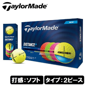 テーラーメイド テーラーメイド DISTANCE＋ ディスタンス+ ゴルフボール 1ダース 12球入り（マルチカラー） TM-DISRANCE+-MLT TaylorMade DISTANCE＋ ゴルフ