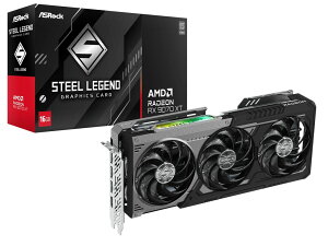 ASRockbAXbN ASRock Radeon RX 9070XT Steel Legend DARK 16G OtBbN{[hiubNj RX9070XTSLD16G