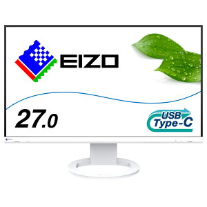 EIZObGC][ tfBXvC(27^/IPS/WQHD 2560×1440/5ms/HDMI/DP/USB Type-C/VESA/5Nۏ)(zCg) FlexScan EV2720S-WT