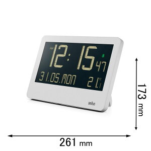 uE u|pv BRAUN Digital Clock BC14W [BC14WuE]yԕiAz