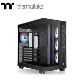 Thermaltake｜サーマルテイク ミドルタワー型PCケース View 380 XL TG ARGB Black（ブラック） CA-11E-00M1WN-00