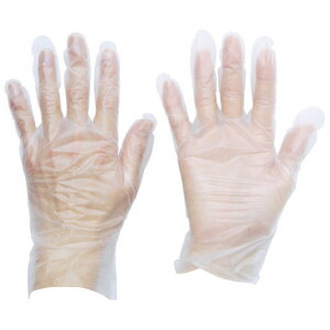 トラスコ中山 熱可塑性エラストマー (TPE) 使い捨て手袋S 100枚 TGTPE035S TRUSCO