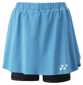 ヨネックス レディース スカート(インナースパッツ付)(セルリアンブルー・サイズ:S) YO-26181-449-S YONEX
