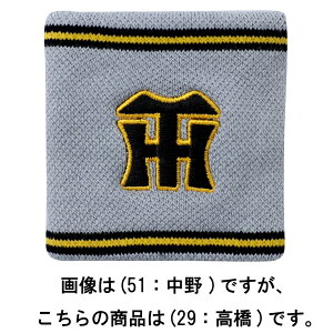 ミズノ 【阪神タイガース公認】選手リストバンド ビジター(29:高橋 遥人) 12JRYT0729F 【阪神タイガース】 MIZUNO 2025年