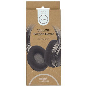 ミミマモ ウルトラフィット・イヤーパッドカバー(ホワイト/レギュラーサイズ) ME-02R-WH mimimamo