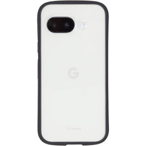NATURALdesign Google Pixel 9a�p �w�ʌ^�P�[�X CHROME-CLEAR�i�u���b�N�j GP9A-CHC02