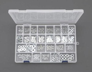 エスコ M2-M8 ナット・ワッシャーセット(ユニクロメッキ) EA949LS-2 ESCO