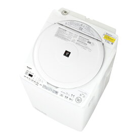 （標準設置料込_Aエリアのみ）シャープ 8.0kg 洗濯乾燥機　ホワイト系 ES-TX8K-W SHARP [ESTX8KW]