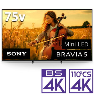 iWݒu_AGÂ݁j\j[ 75V^ Mini LEDtermnEBSE110xCSfW^4K`[i[n K-75XR50 iʔUSB HDD^ΉjGoogle TV @\BRAVIA XR50V[Y er@75^