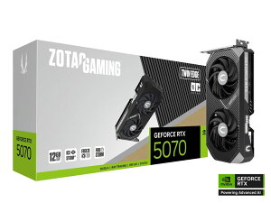 ZOTACb]^bN ZOTAC GAMING GeForce RTX 5070 Twin Edge OC 12GB GDDR7 / PCI Express 5.0 OtBbNX{[hiubNj ZT-B50700H-10P