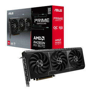 ASUSbGCX[X ASUS AMD Radeon RX 9070 `bvZbg / PCI Express 5.0 OtBbNX{[h uPRIME-RX9070-O16Gv PRIME-RX9070-O16G