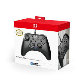 ホリ ホリパッド TURBO for Nintendo Switch 2 Windows PC　ブラック [NSX-005]