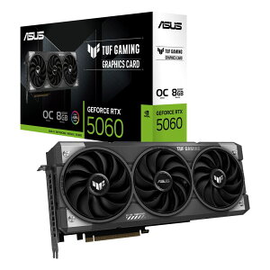 ASUSbGCX[X ASUS TUF Gaming GeForce RTX 5060 8GB GDDR7 OC Edition / PCI Express 5.0 OtBbNX{[h TUF-RTX5060-O8G-GAMI