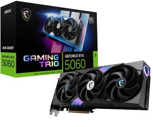 MSIbGGXAC MSI GeForce RTX 5060 8G GAMING TRIO OC / PCI Express 5.0 OtBbNX{[hiubNj RTX50608GGAMINGTR