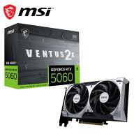 MSI｜エムエスアイ MSI GeForce RTX 5060 8G VENTUS 2X OC / PCI Express 5.0 グラフィックスボード（ブ…