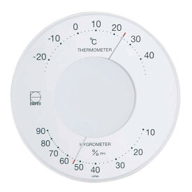 LV-4303 エンペックス セレナ温・湿度計（ホワイト） EMPEX リビシリーズ [LV4303]