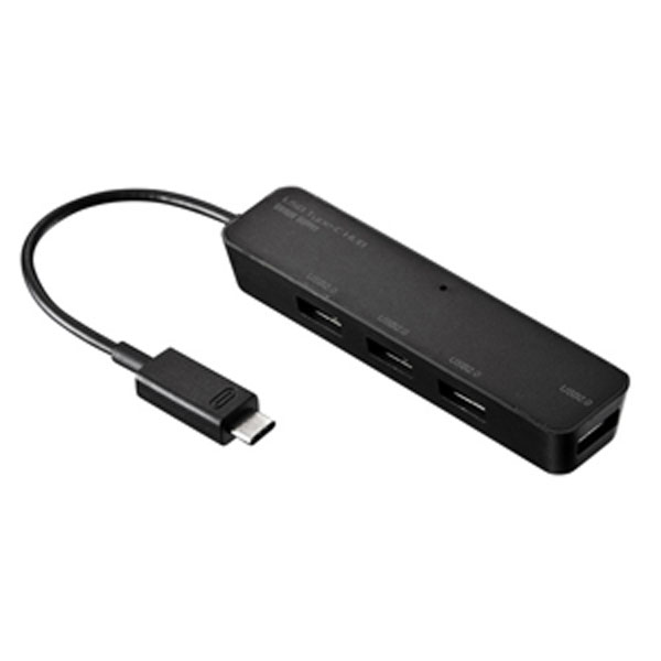 USB-2TCH3BK サンワサプライ お求めやすく価格改定 種類豊富な品揃え USB Type-Cハブ USB2.0 0.1m ブラック 4ポート