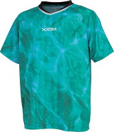 エクシオン ゲームシャツ マレナ シャツ（ターコイズ・サイズ：S） TKU-GAS00002-033-S XIOM 卓球