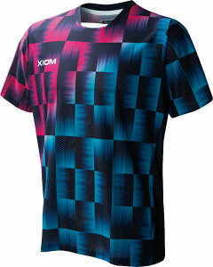 エクシオン ペトラ シャツ(ネイビー×ロゼ・サイズ:S) TKU-GAS00004-031-S XIOM 卓球