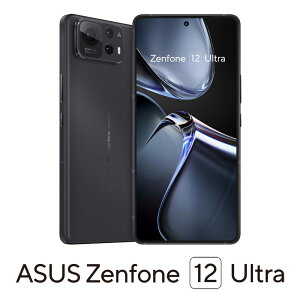 ASUSiGCX[Xj Zenfone 12 Ultrai12GB/256GBj -G{j[ubN iSIMt[Łj ZF12U-BK12S256